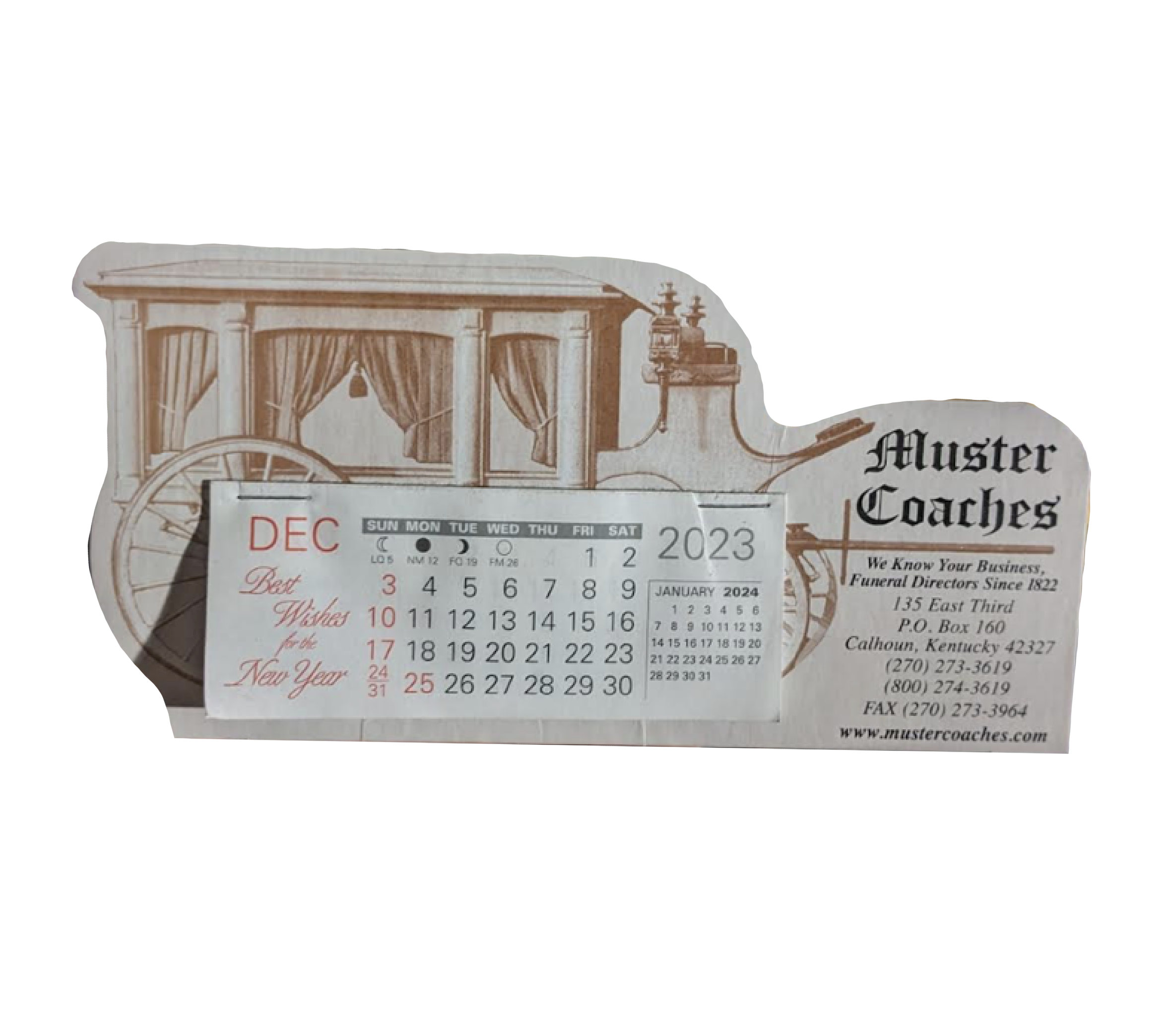 hearse calendar
